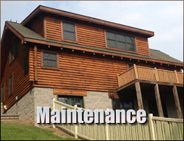  Penland, North Carolina Log Home Maintenance